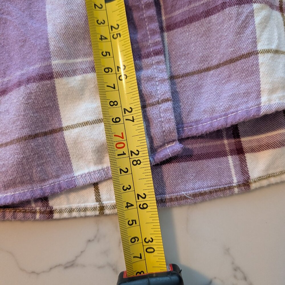 Like new Universal Thread lavender/cream flannel, size L - Picture 5 of 7